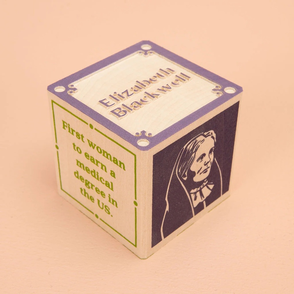 Uncle Goose Women Who Dared Wooden Blocks | made in USA heirloom wooden blocks - Picture 5 of 5